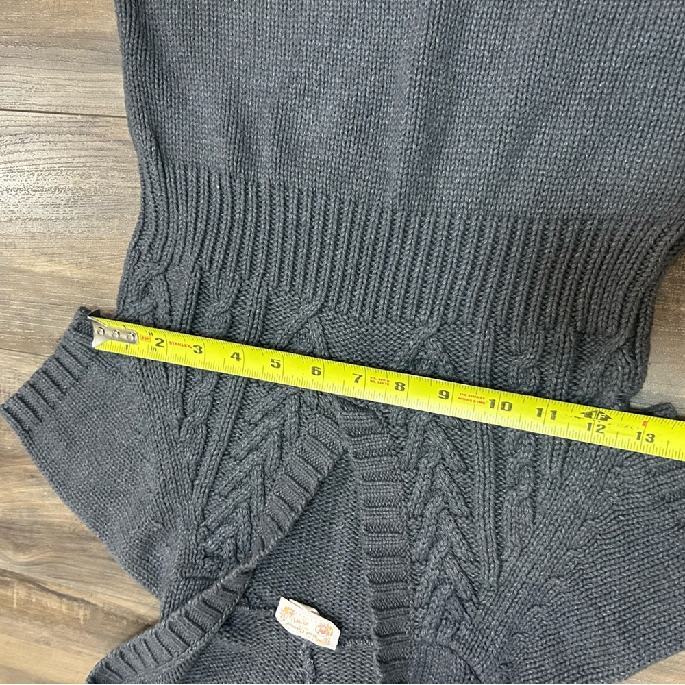 Red Camel Charcoal Gray Hooded Knit Mini Dress - Picture 5 of 6